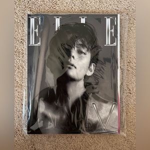 Brand New Limited Edition- Official Elle Korea Magazine - BTS V Tae KTH